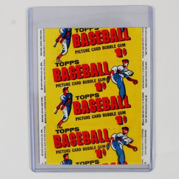 1956 Topps Baseball Wax Pack Wrapper 1 Cent Nr/Mt