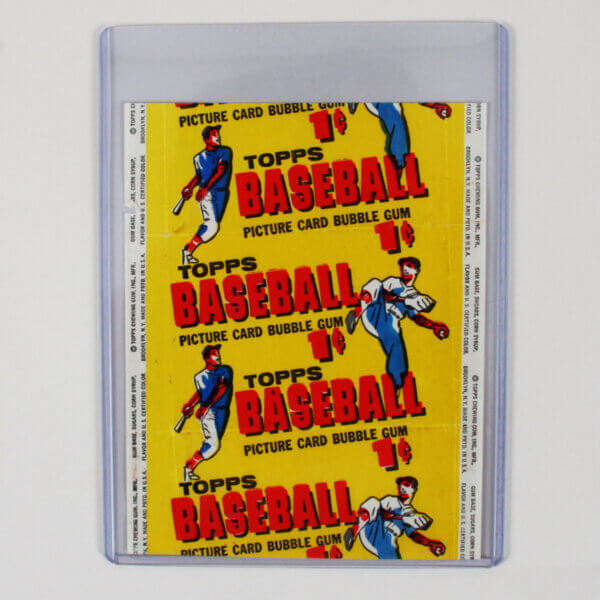 1956 Topps Baseball Wax Pack Wrapper 1 Cent Ex/Mt