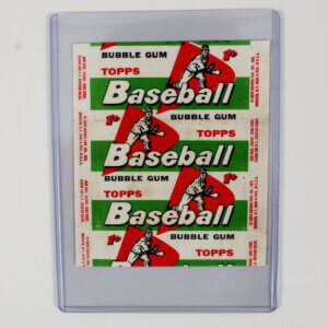 1958 Topps Baseball Wax Pack Wrapper 1 Cent Nr/Mt