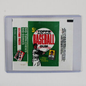 1962 Topps Baseball Card 5-cent Wax Pack Wrapper Ex/Mt