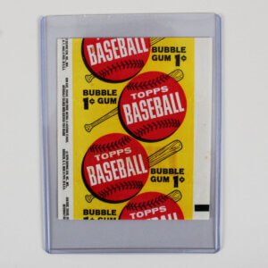 1963 Topps Baseball Card 1-cent Wax Pack Wrapper Nr/Mt