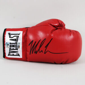 Mike Tyson Signed Boxing Glove - COA BAS