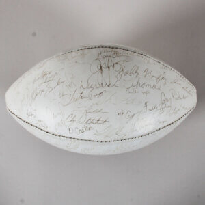 Derrick Thomas Signed Football w/ Other Alabama Crimson Tide Players 1986 Team - COA JSA