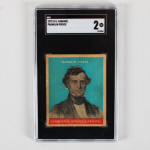 1932 U.S. Caramel Presidents Franklin Pierce Blue Variety President SGC 2
