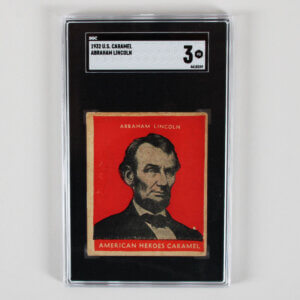 1932 U.S. Caramel Presidents Abraham Lincoln President SGC 3