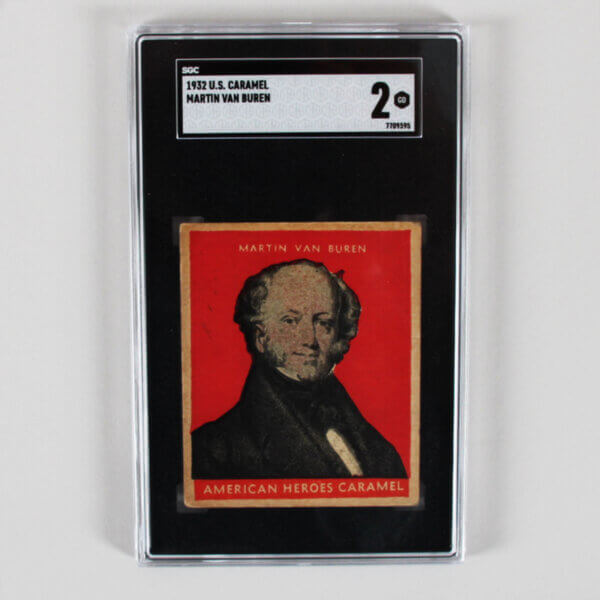 1932 U.S. Caramel Presidents Martin Van Buren President SGC 2