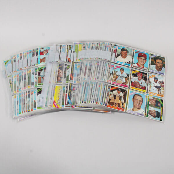 1966 Topps Baseball Near Complete Set 505/598 Vg-Ex