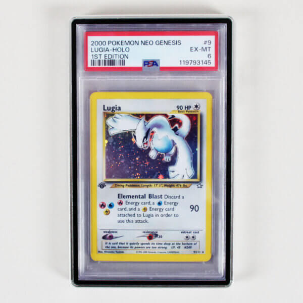 2000 Pokemon Neo Genesis Lugia-Holo Graded Card #9 1st Edition - PSA 6