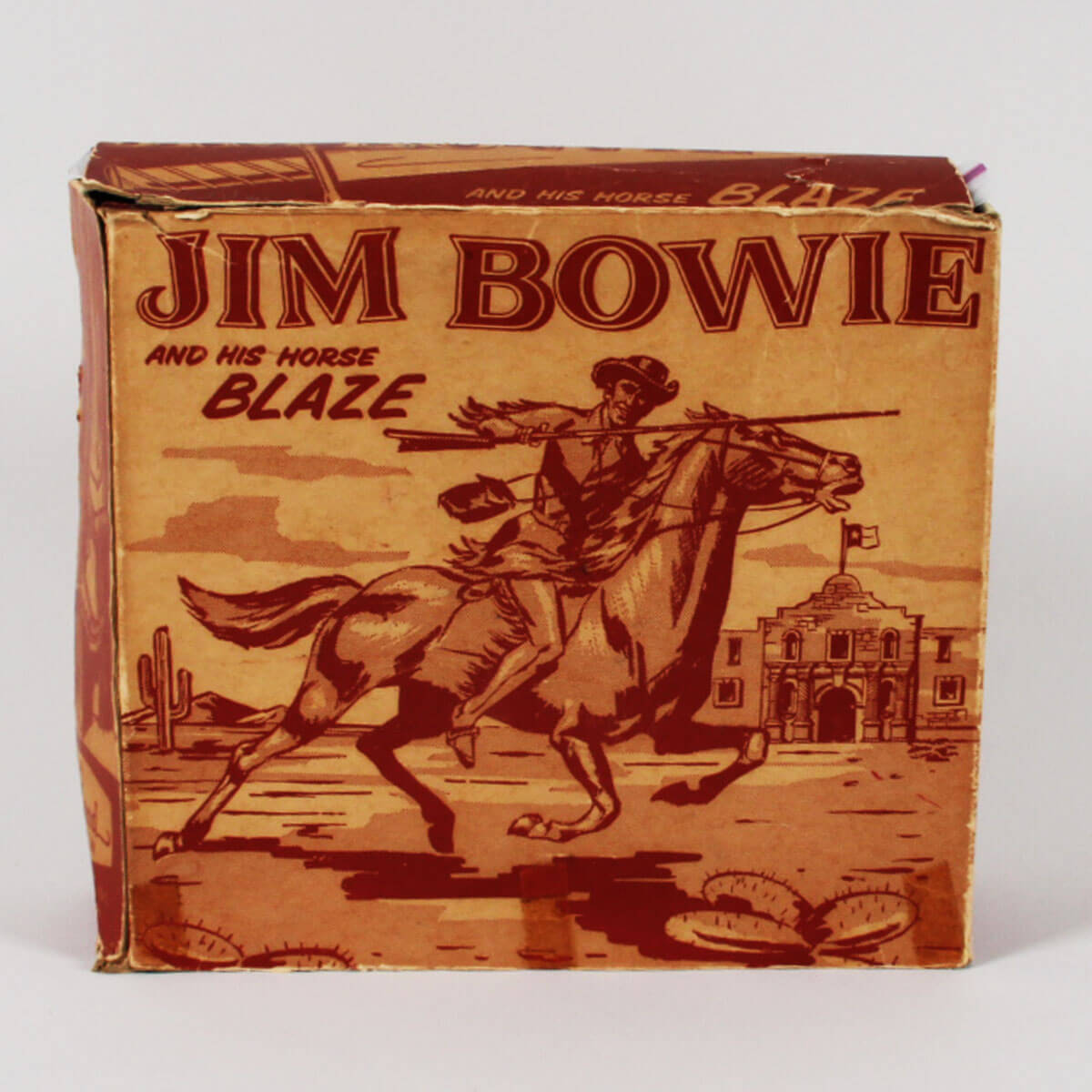 JIM BOWIE 1950s-1960s HARTLAND STATUE WESTERN w/BOX