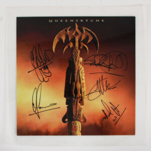 Queensrÿche Signed Album Slick (5) Geoff Tate etc.- COA JSA