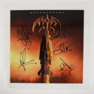 Queensrÿche Signed Album Slick (5) Geoff Tate etc.- COA JSA