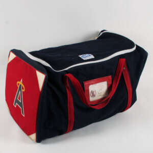 Rod Carew Vintage 1975-1985 California Angels Game Used Equipment Bag #29 COSBY MSG - RARE