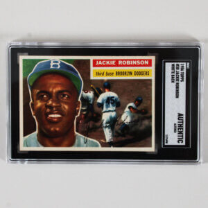 1956 Topps Baseball #30 Jackie Robinson SGC Authentic