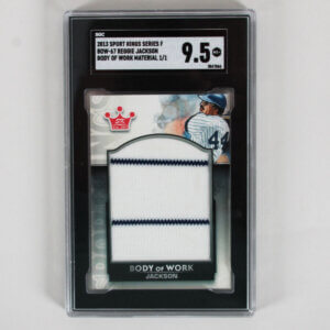 2013 Sport Kings Reggie Jackson Graded Card Body of Work Material Black Series F #BOW-67 SGC 9.5 1/1