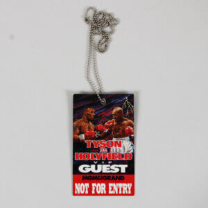Mike Tyson vs Evander Holyfield VIP Guest Pass 1996
