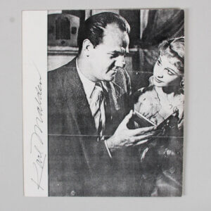 Karl Malden Signed Photo 6x8 - COA JSA