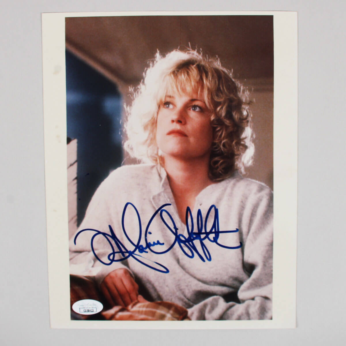 Melanie Griffith Signed Photo 8x10 - COA JSA