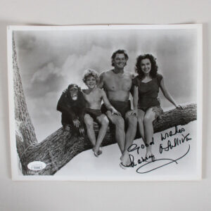 Maureen O'Sullivan Signed Photo 8x10 - COA JSA