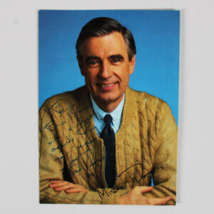 Mister Rogers Signed Photo 5x7 - COA JSA