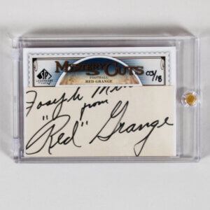 2009 SP Legendary Cuts RED GRANGE AUTO 03/18 Cut Signature Legends Autograph UD