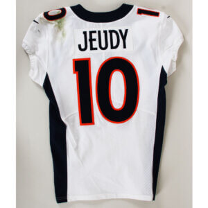 Jerry Jeudy Game Worn Jersey 2022 Broncos - COA 100% Authentic Team Provenance LOA