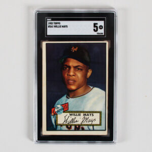 1952 Topps Willie Mays Graded RC Card #261 - SGC 5