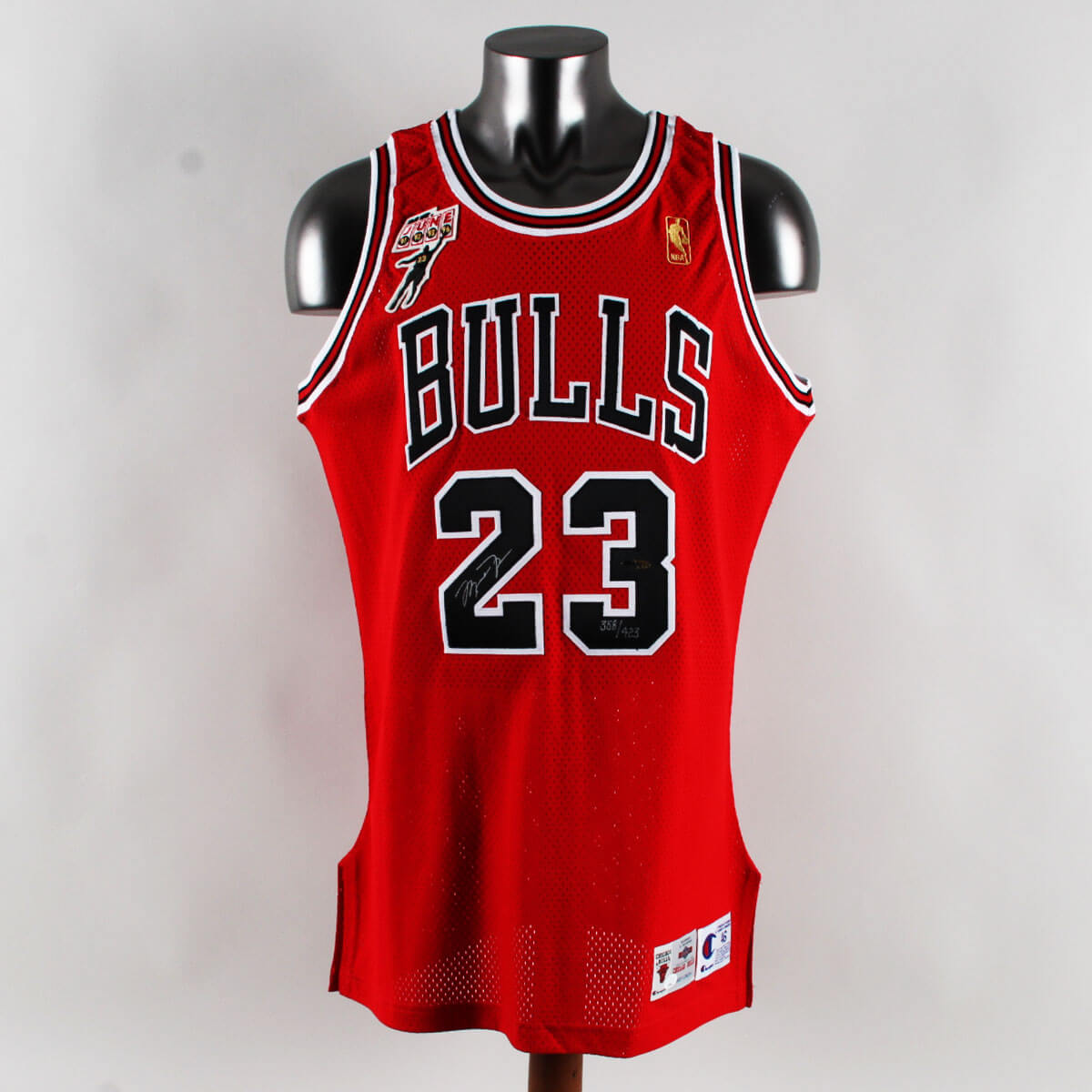 Michael Jordan Signed Jersey Bulls Mr. June LE 358/423 - COA UDA & JSA