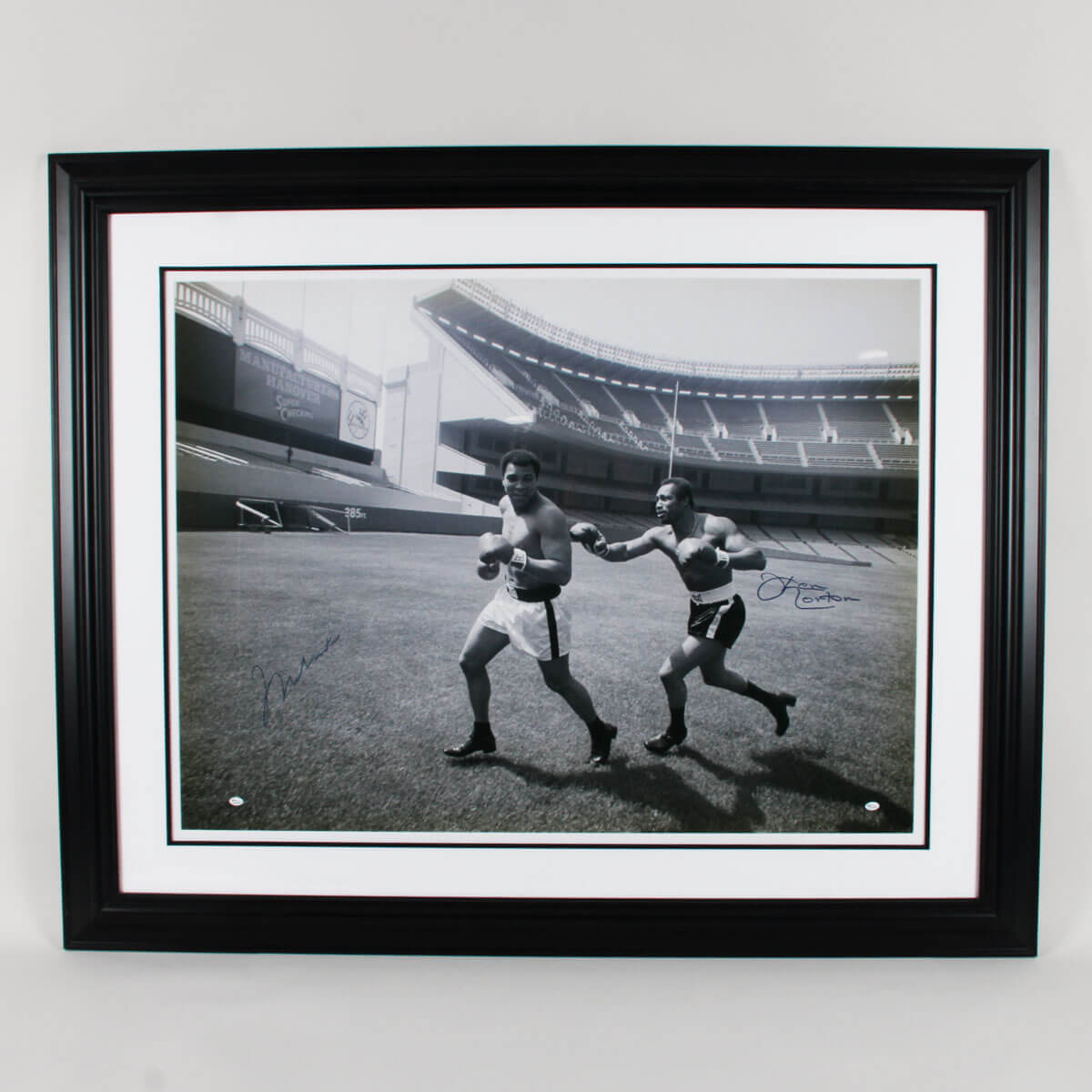 Muhammad Ali Ken Norton Signed Photo 30 x 40 COA On-Line Authentics