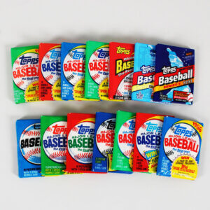 1980-1993 Topps Baseball Unopened Wax Packs Lot of 14