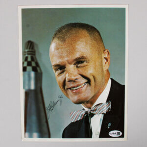 John Glenn Signed Photo 8x10 - COA JSA