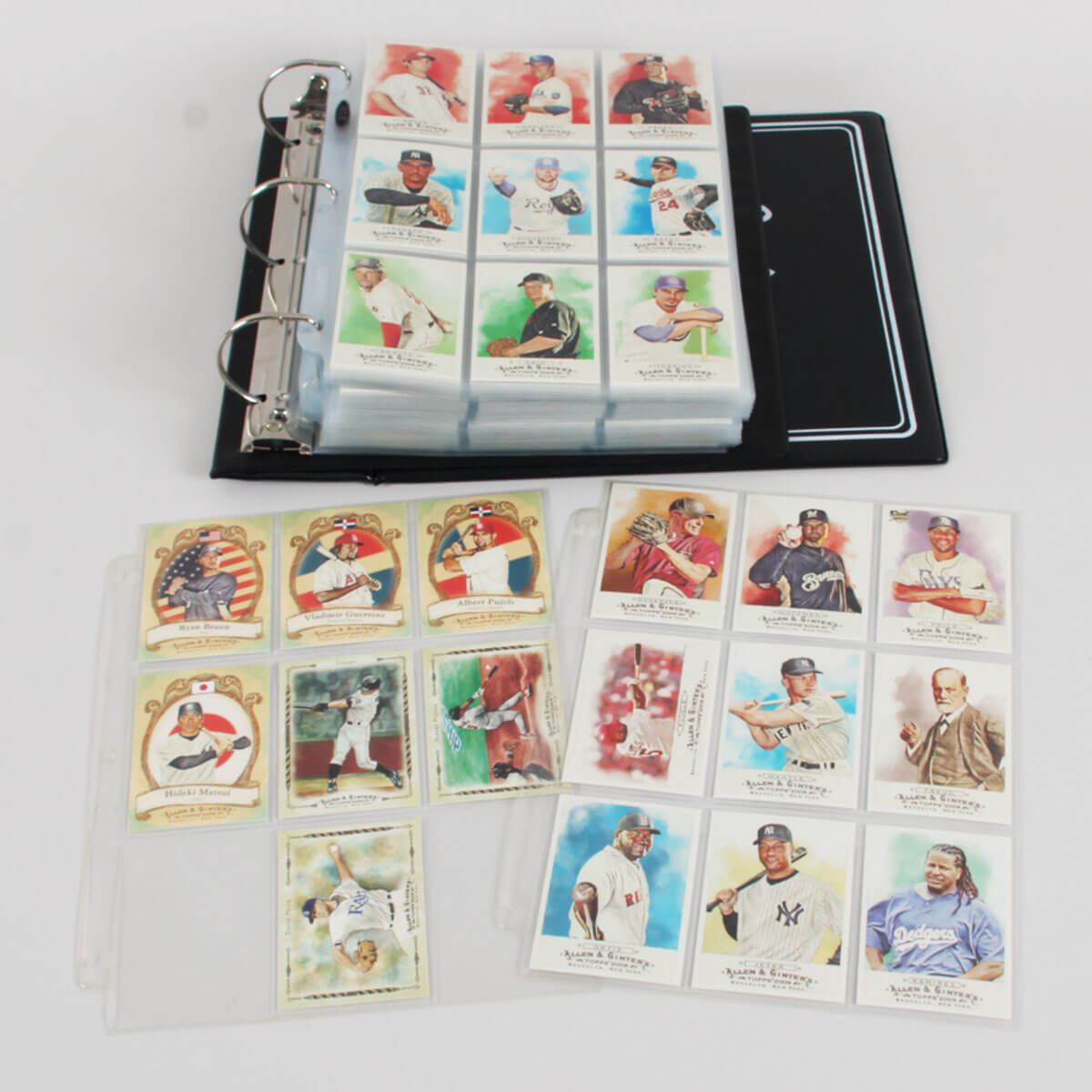 2009 Topps Allen Ginter Set 1-350 + Inserts National Pride 1-75