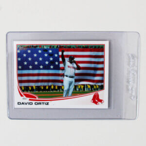 David Ortiz Boston Strong 2013 Topps Baseball Card Super Short Print Variation Red Sox Fenway #595