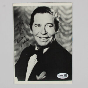 Milton Berle Signed Photo 5x7 - COA JSA