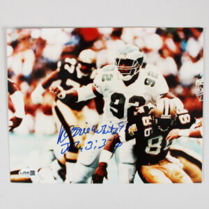 Reggie White d.2004 Autographed Hand Signed 8x10 Photo Eagles Packers NFL HOF JSA COA