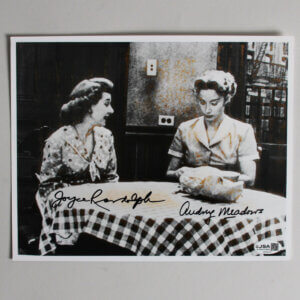Audrey Meadows, Joyce Randolph The Honeymooners Signed Photo COA JSA.