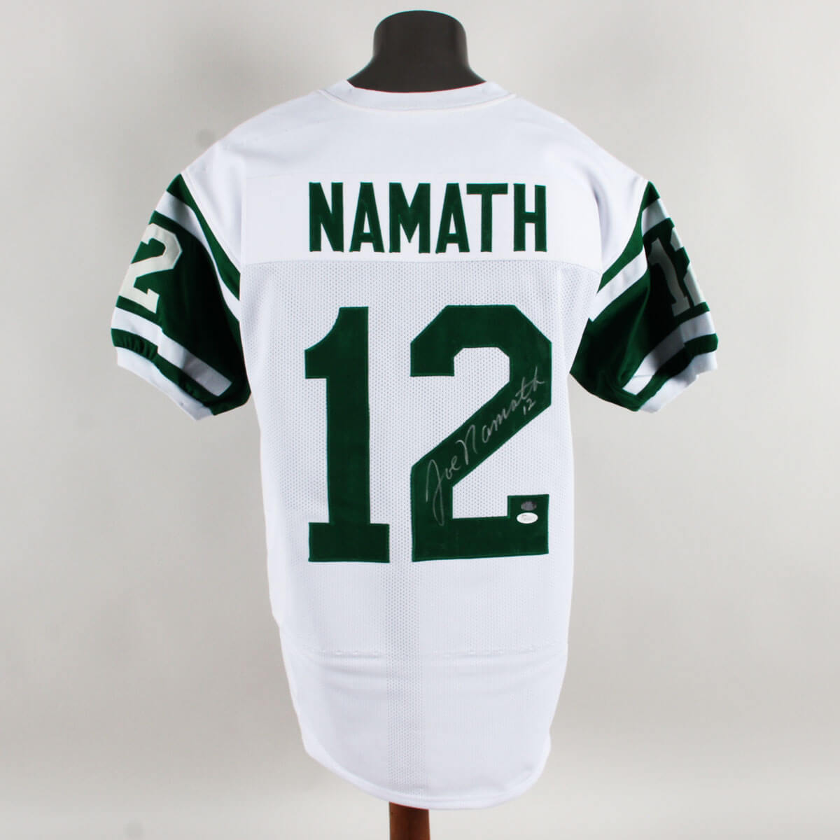 Joe Namath Autographed Signed Custom New York Jets Jersey White NFL HOF COA JSA