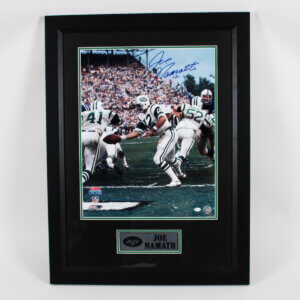 Joe Namath New York Jets Autographed "16 x 20" Color Photo COA Online Authentics
