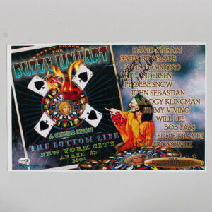 Buzzy Linhart Signed Print - COA JSA