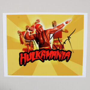 Hulk Hogan Signed Photo Hulkmania COA JSA