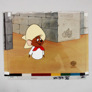 Speedy Gonzalez Warner Bros. 1994 Original Color Production Cell 10 x13 COA