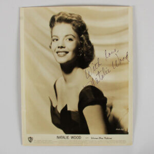 Natalie Wood Autographed Vintage Original dated 1956 Photo 8"x 10"- w/JSA LOA Full letter