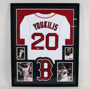 Kevin Youkilis Signed Jersey Display Red Sox - COA JSA