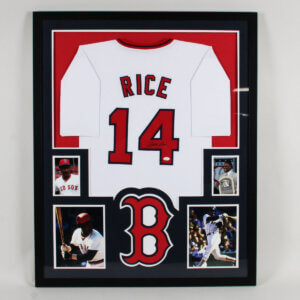 Jim Rice Signed Jersey Display Red Sox - COA JSA