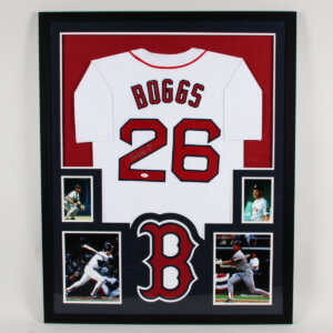 Wade Boggs Signed Jersey Display Red Sox "HOF '05" - COA JSA