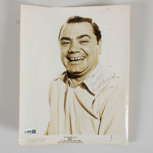 Ernest Borgnine Signed 8x10 Original Movie Studio Photo 1955 COA JSA