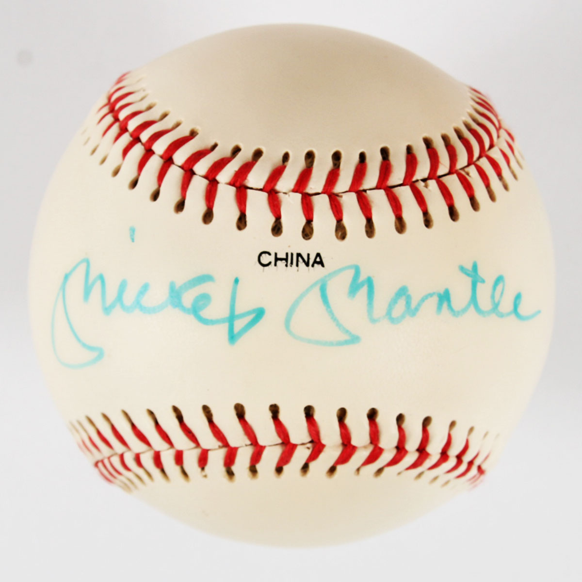 Mickey Mantle Signed Baseball Yankees - COA JSA