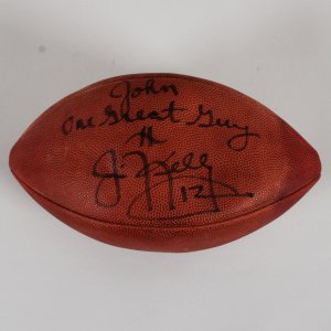 Jim Kelly Signed Football Bills - COA JSA