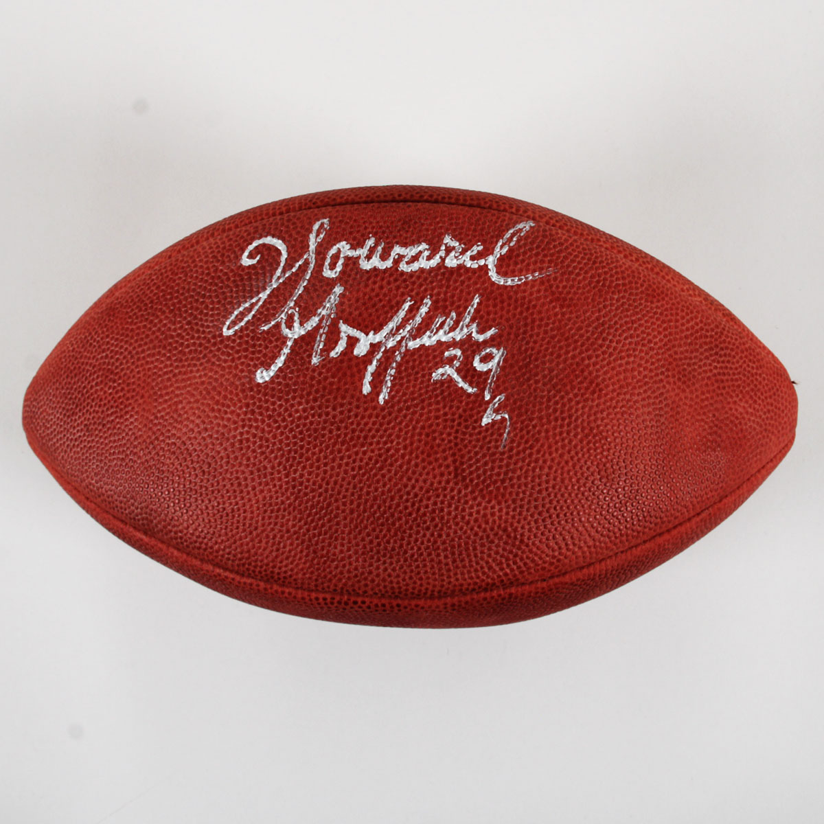 Howard Griffith Signed Super Bowl 32 Football COA JSA #CK91634