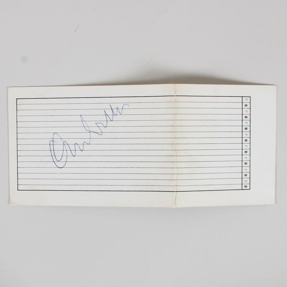 Orsen Wells Signed Cut The Penthouse Club COA JSA