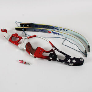 Hoyt Axis Riser Stars and Stripes 25" Archery Set in the Original Box